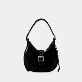 Osoi  Mid Hobo Brocle Shoulder Bag - Osoi - Leather - Denim Black