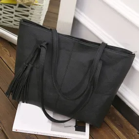 Tassel women's hbags crossbody bag Large Tote Ladies Shoulder Bag women messenger bags bolsa mujer